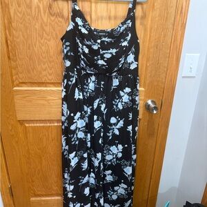 Torrid Black Floral Maxi Dress